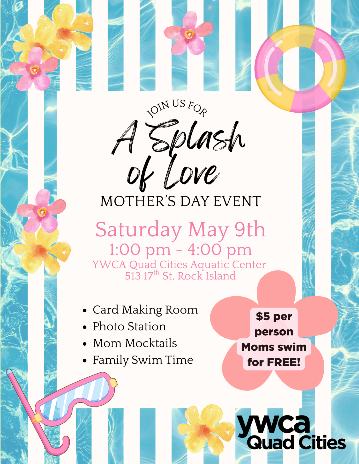 Flyer with event details on it.