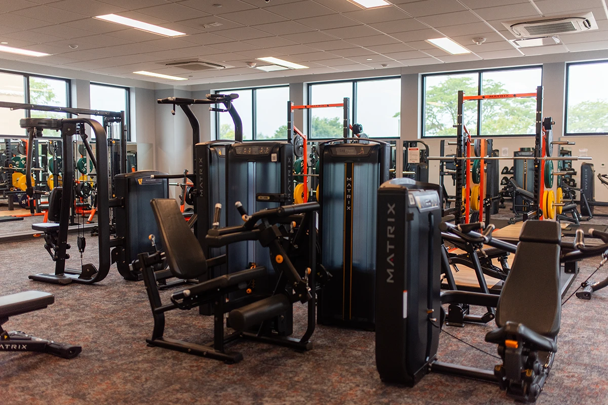 fitness center equipment